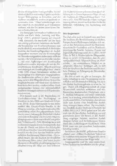 Vorschauseite 2: Pflege braucht Differenz