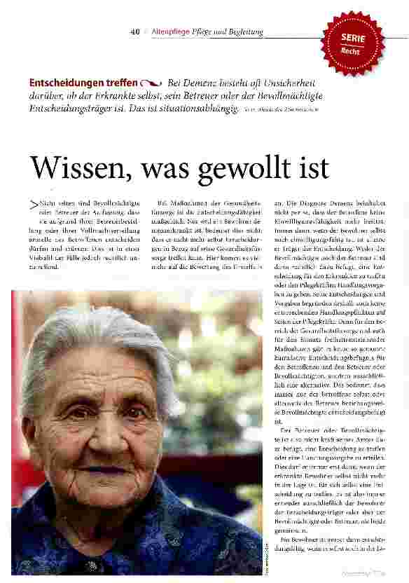 Vorschauseite 1: Wissen, was gewollt ist