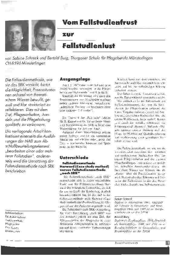 Vorschauseite 1: Vom Fallstudienfrust zur Fallstudienlust