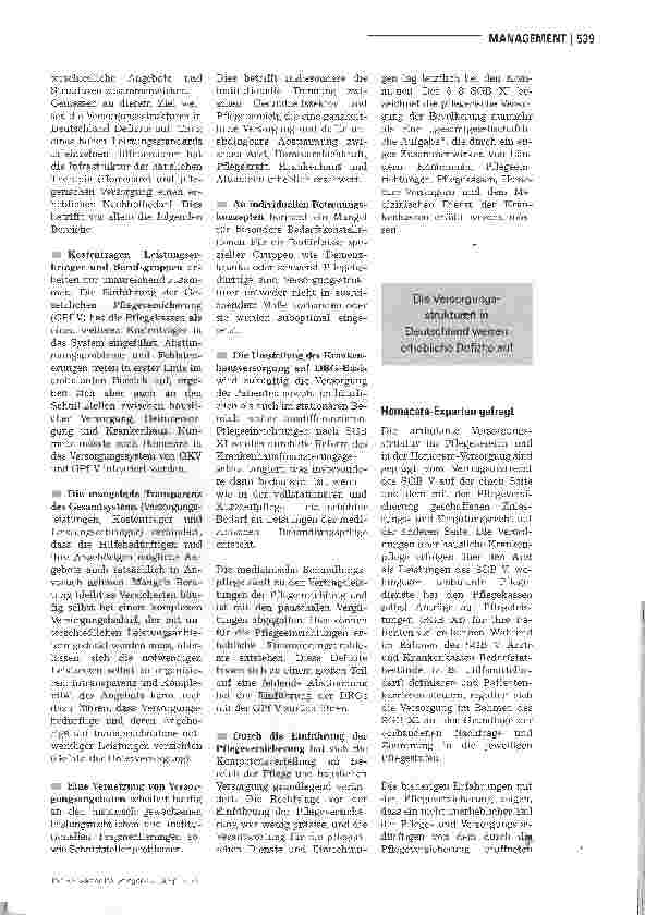 Vorschauseite 4: HomecareInterdisziplinäres Konzept einer ambulanten Patientenversorgung