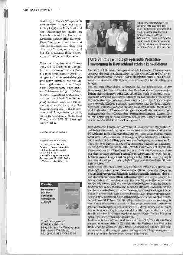 Vorschauseite 5: HomecareInterdisziplinäres Konzept einer ambulanten Patientenversorgung