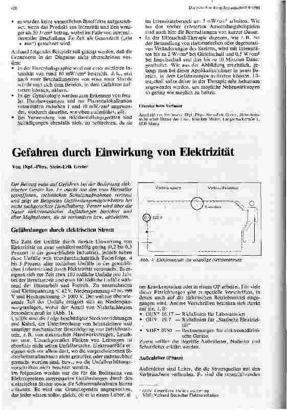 Vorschauseite 4: Gefahren nicht-ionisierender Strahlen