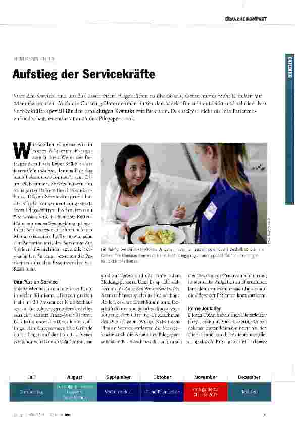Vorschauseite 1: Aufstieg der Servicekräfte