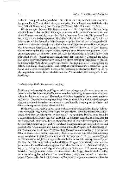 Vorschauseite 4: Der überwachte Patient Ethik und Menschenrechte bei der Entwicklung von Medizintechnik