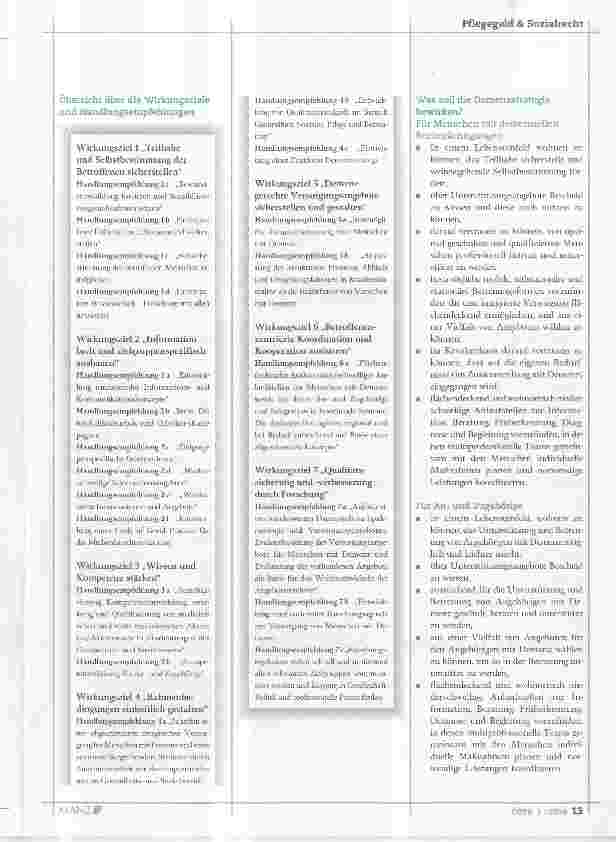 Vorschauseite 2: Erhöhung des Pflegegeldes seit 1.1. 2016