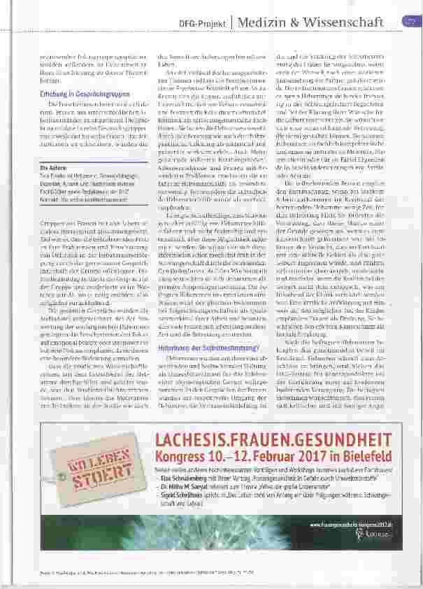Vorschauseite 2: Was Frauen sich von Hebammen wünschen