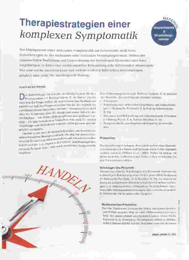 Vorschauseite 1: Therapiestrategien einer komplexen Symptomatik