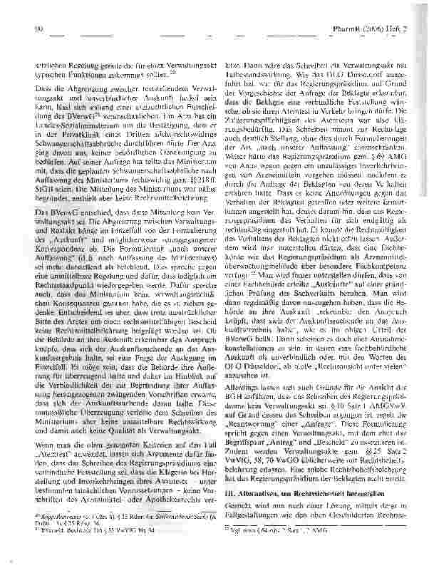 Vorschauseite 4: Inverkehrbringen nicht zugelassener Arzneimittel