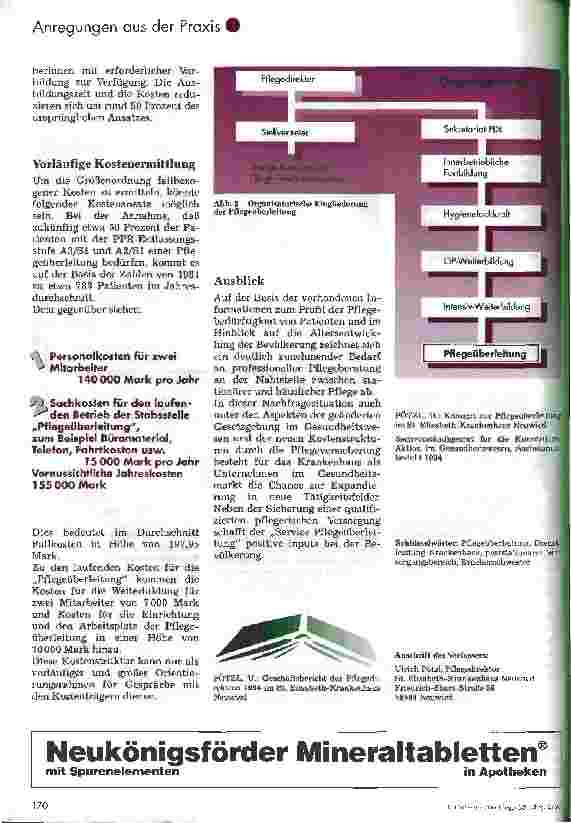 Vorschauseite 3: Die Pflegeüberleitung vom Akutkrankenhaus in die ambulante Pflege eine neue Leistung des Pflegedienstes