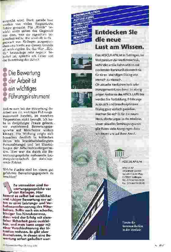 Vorschauseite 2: Qualitätssicherung durch Praxiserfahrungen: Das Zwischengespräch - ein Führungsinstrument für Stationsund Pflegedienstleitungen
