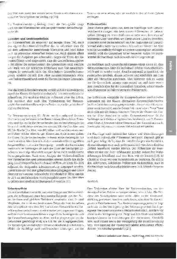 Vorschauseite 5: Gedanken zum Thema Die Alten und die gesellschaftlichen Kosten