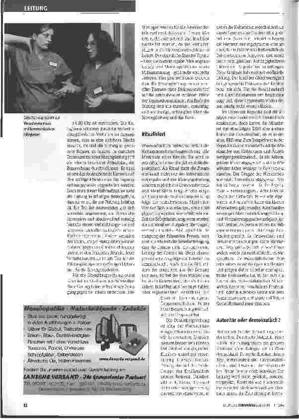 Vorschauseite 2: Testfall Dienstbesprechung