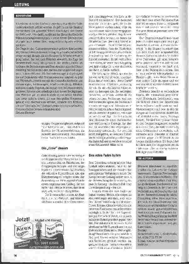 Vorschauseite 4: Testfall Dienstbesprechung