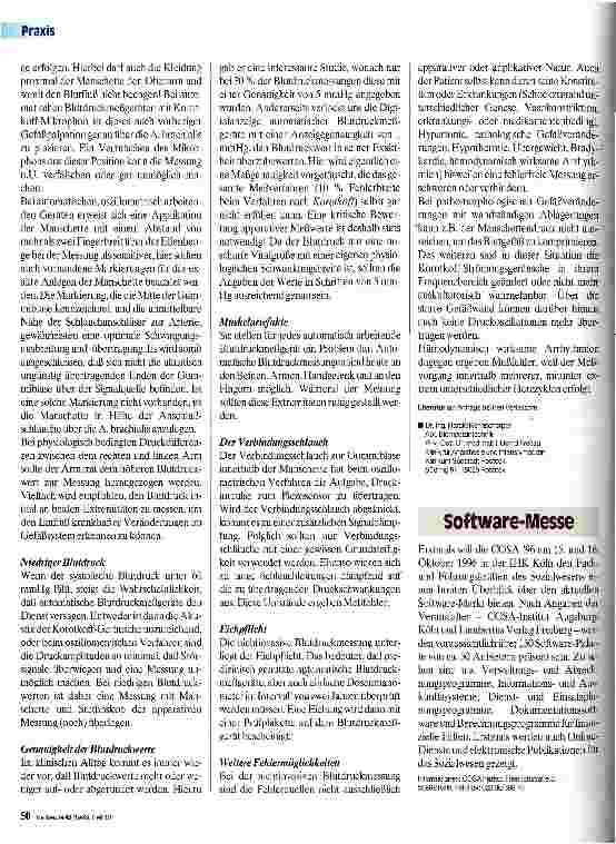 Vorschauseite 3: Nichtinvasive Blutdruckmessung