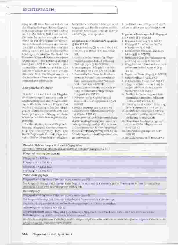 Vorschauseite 2: Neuer Pflegebedürftigkeitsbegriff