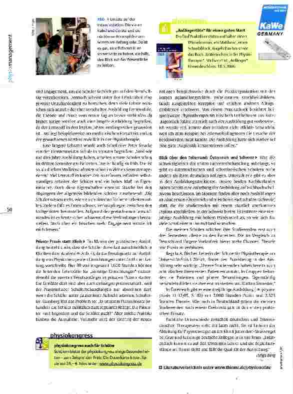 Vorschauseite 3: Das erste Mal im Praktikum Augen zu und durch