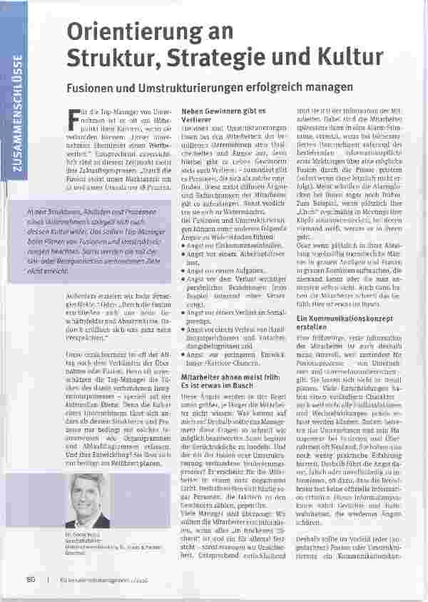 Vorschauseite 1: Orientierung an Struktur, Strategie und Kultur