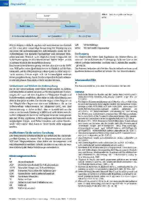 Vorschauseite 6: Anzahl und Zusammensetzung von Pflegekräften und Bettenzahlen in stationären Einrichtungen der spezialisierten Hospizund Palliativversorgung in Nordrhein-Westfalen eine repräsenta…