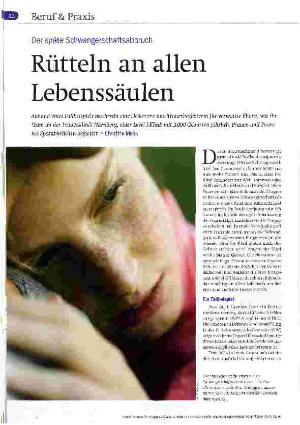 Vorschauseite 1: Rütteln an allen Lebenssäulen