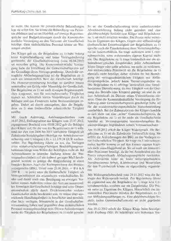 Vorschauseite 3: sozialversicherungsrechtlichen Statusbeurteilung der Tätigkeit als (Zahn-)Arzt