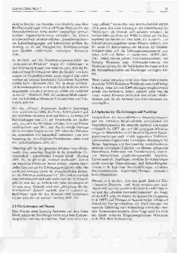 Vorschauseite 3: Bedeutung von individuellen Gesundheitsleistungen für den Gesundheitsmarkt