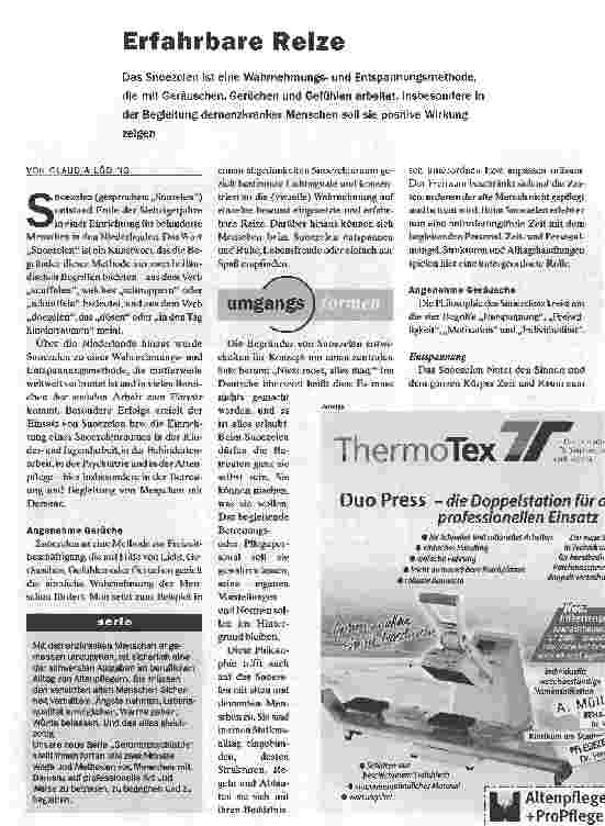 Vorschauseite 1: Erfahrbare Reize