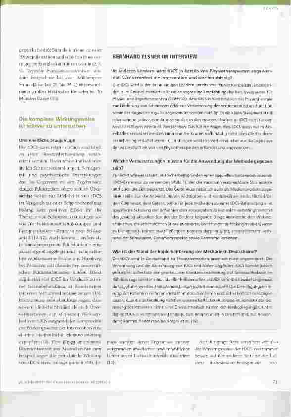 Vorschauseite 2: Transkranielle Gleichstromstimulation