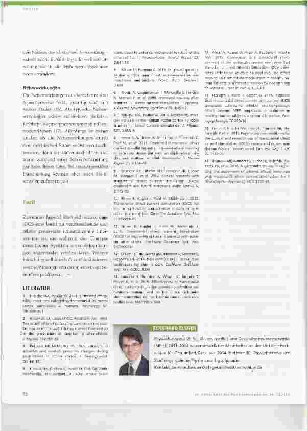 Vorschauseite 3: Transkranielle Gleichstromstimulation