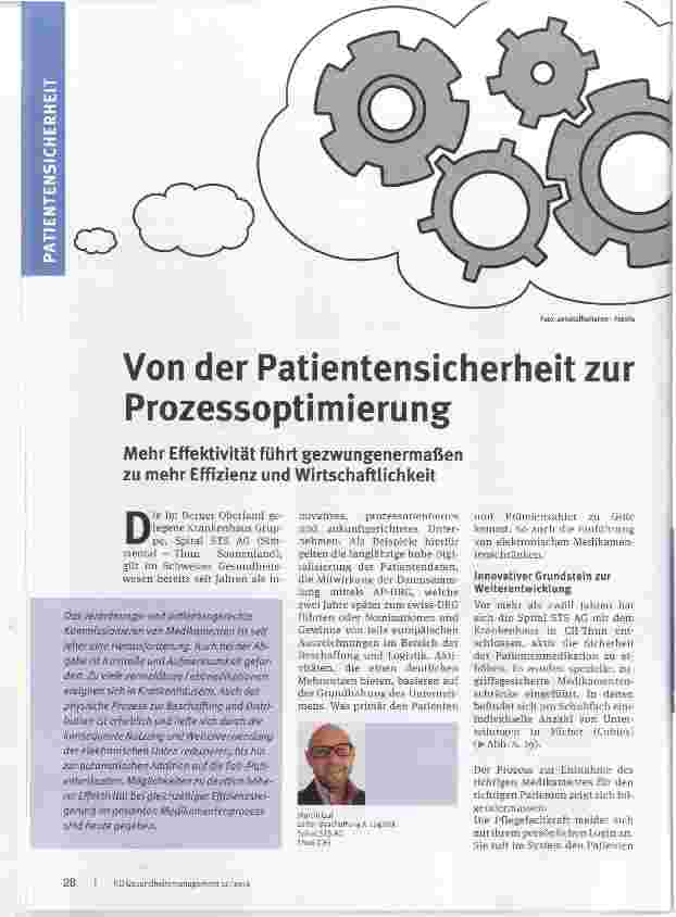 Vorschauseite 1: Von der Patientensicherheit zur Prozessoptimierung