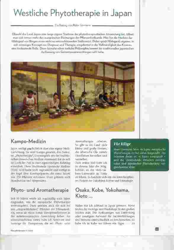 Vorschauseite 1: Westliche Phytotherapie in Japan