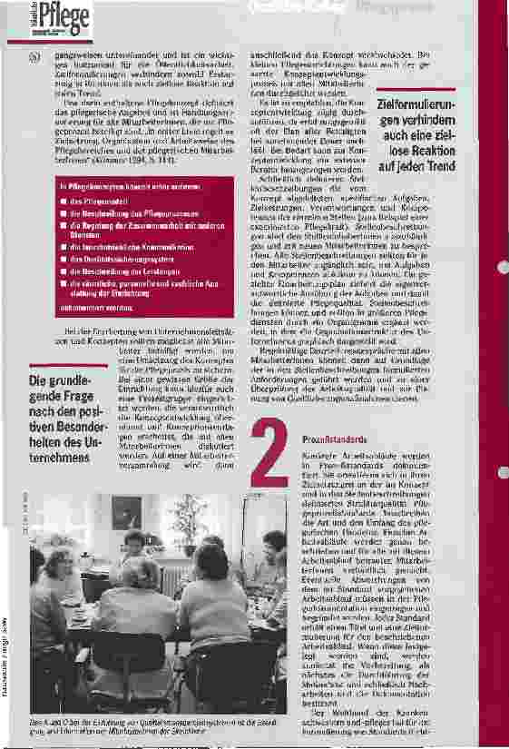 Vorschauseite 2: Elemente der Qualitätssicherung in der ambulanten Pflege