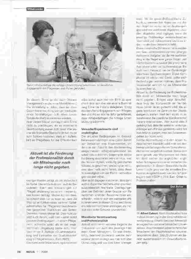 Vorschauseite 3: Jede Institution für sich selbst?