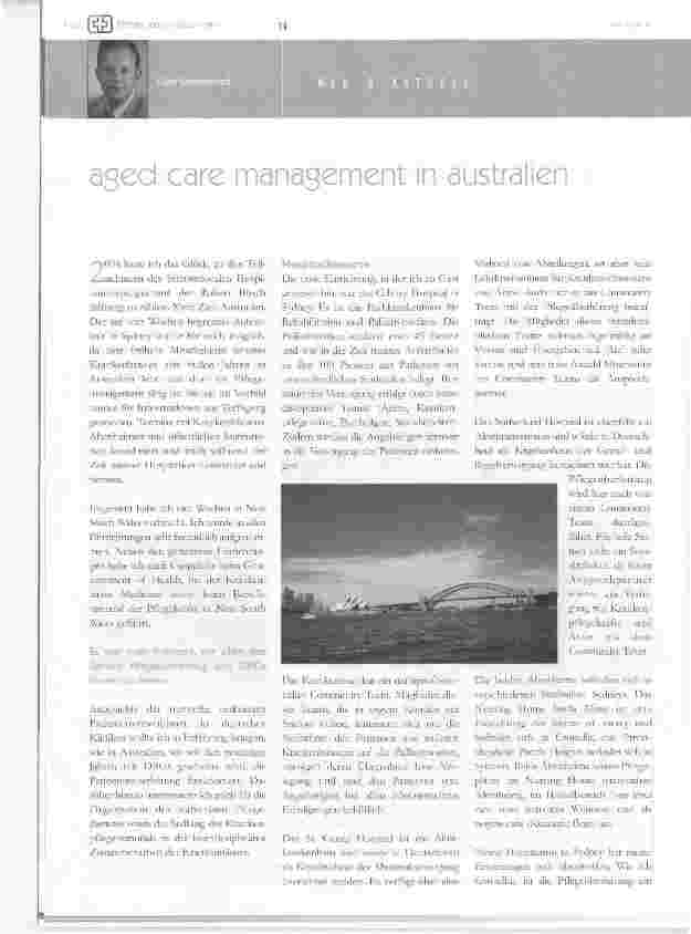 Vorschauseite 1: Aged Care Management in Australien