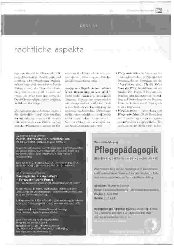 Vorschauseite 3: Berufsrechtliche Aspekte im interdisziplinären Wundmanagement