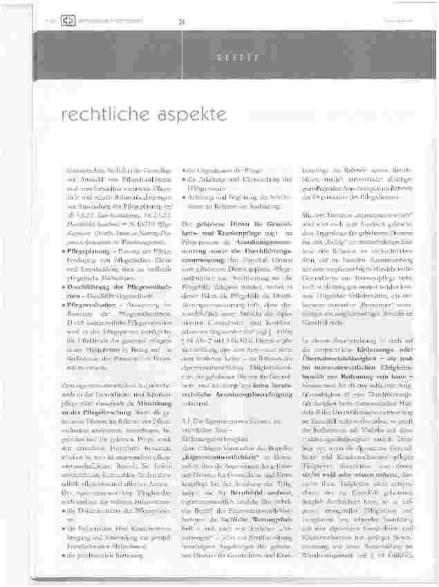 Vorschauseite 4: Berufsrechtliche Aspekte im interdisziplinären Wundmanagement