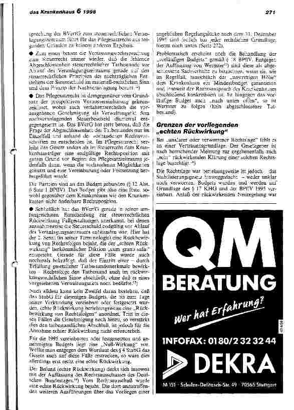 Vorschauseite 3: Zur rückwirkenden Anwendung des Stabilisierungsgesetzes