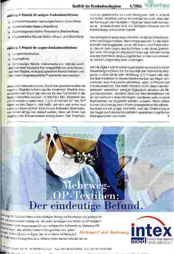 Vorschauseite 2: Verbessert der KTQ-Katalog die Qualität der Krankenhaushygiene in Deutschland?