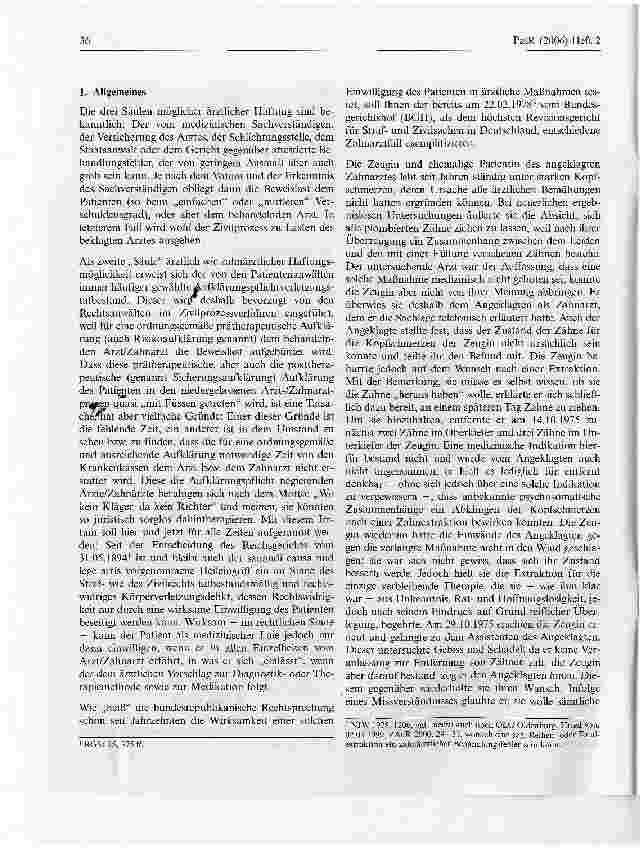 Vorschauseite 2: Juristische Aspekte: Falsche Diagnosen und verschleppte Therapien in der Oralchirurgie