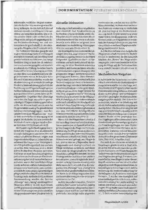 Vorschauseite 2: Das Professionalisierungsverständnis von Pflegenden: Zwischen Tradition und Fortschritt