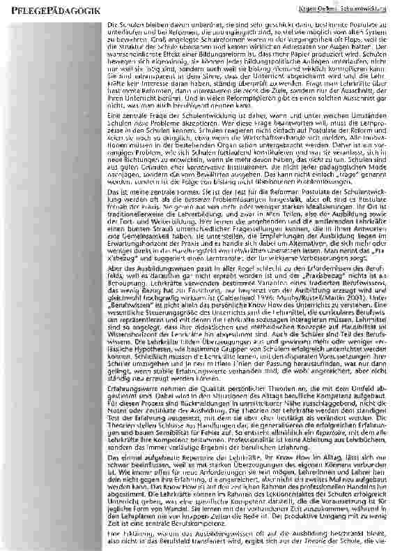 Vorschauseite 3: Schulentwicklung