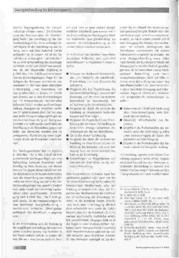 Vorschauseite 4: Zwangsbehandlung im Betreuungsrecht