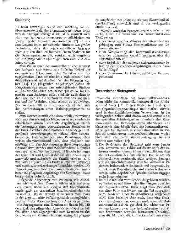 Vorschauseite 2: Kommunikations-TAnDem