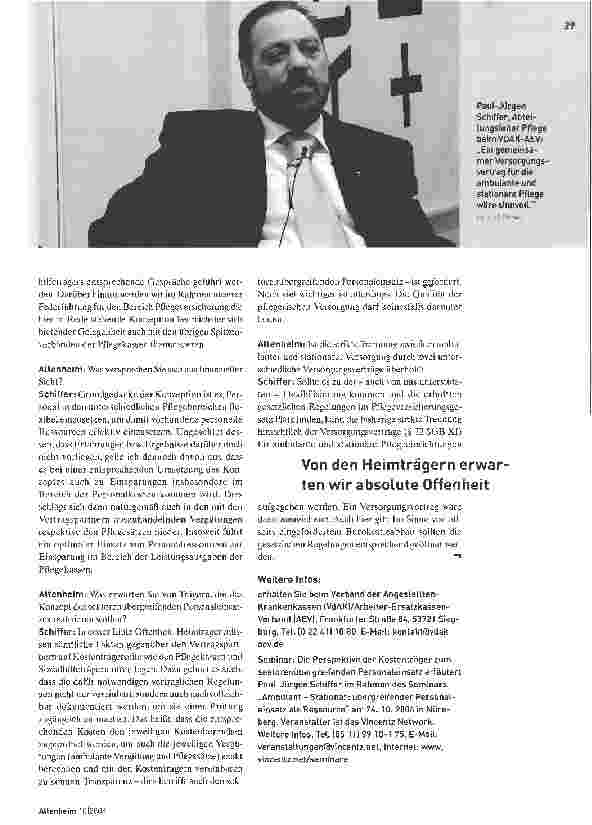 Vorschauseite 2: Wir sollten diesen Weg gemeinsam beschreiten
