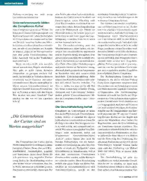 Vorschauseite 2: Compliance ist keine Kür, sondern Pflicht