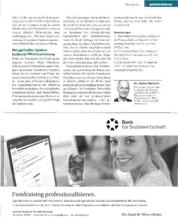 Vorschauseite 3: Compliance ist keine Kür, sondern Pflicht