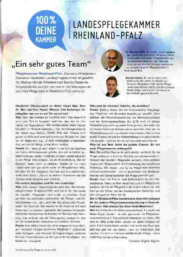 Vorschauseite 1: Ein sehr gutes Team