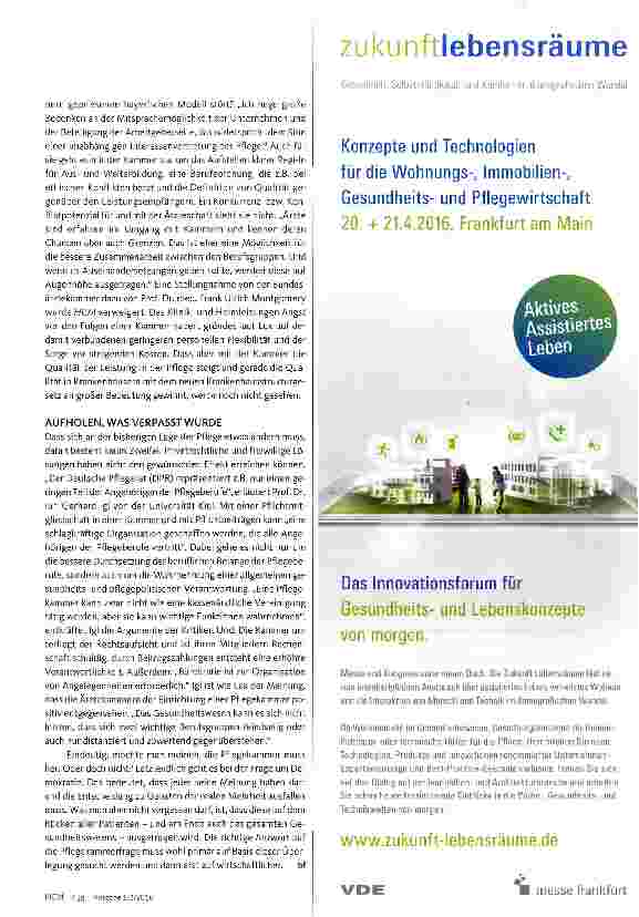 Vorschauseite 3: Die richtige Antwort auf die Pflegekammerfrage