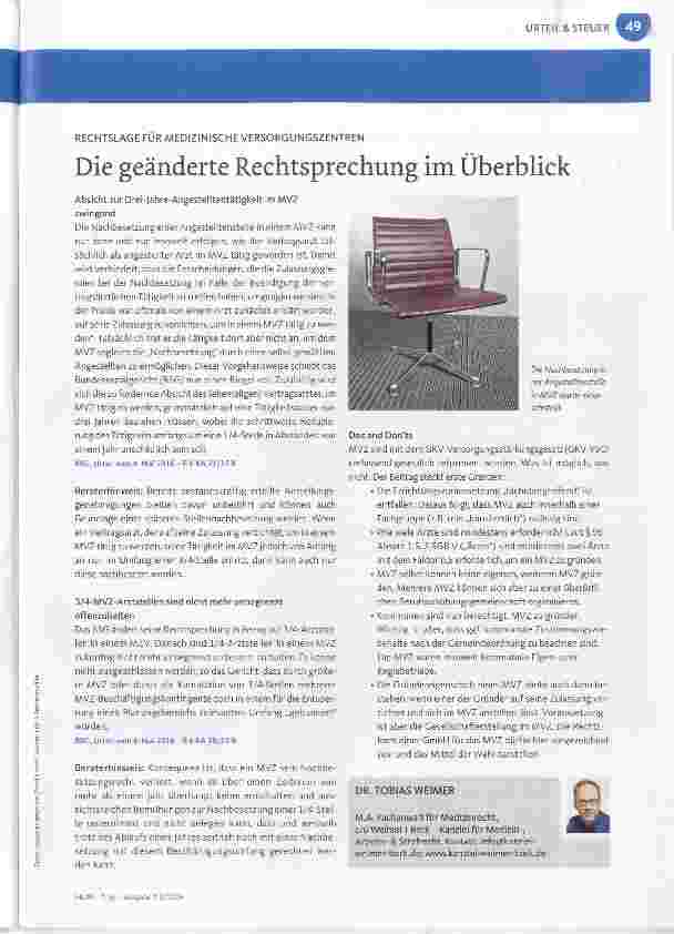 Vorschauseite 1: Die geänderte Rechtsprechung im Überblick