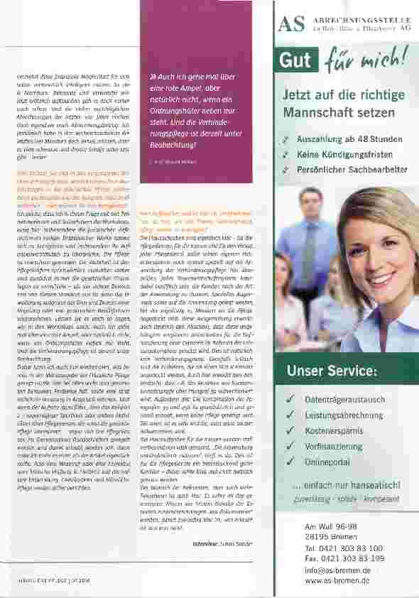 Vorschauseite 3: Grünes Licht für Verhinderungspflege