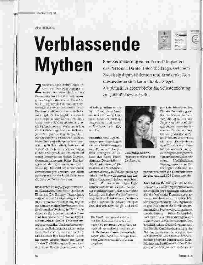 Vorschauseite 1: Verblassende Mythen